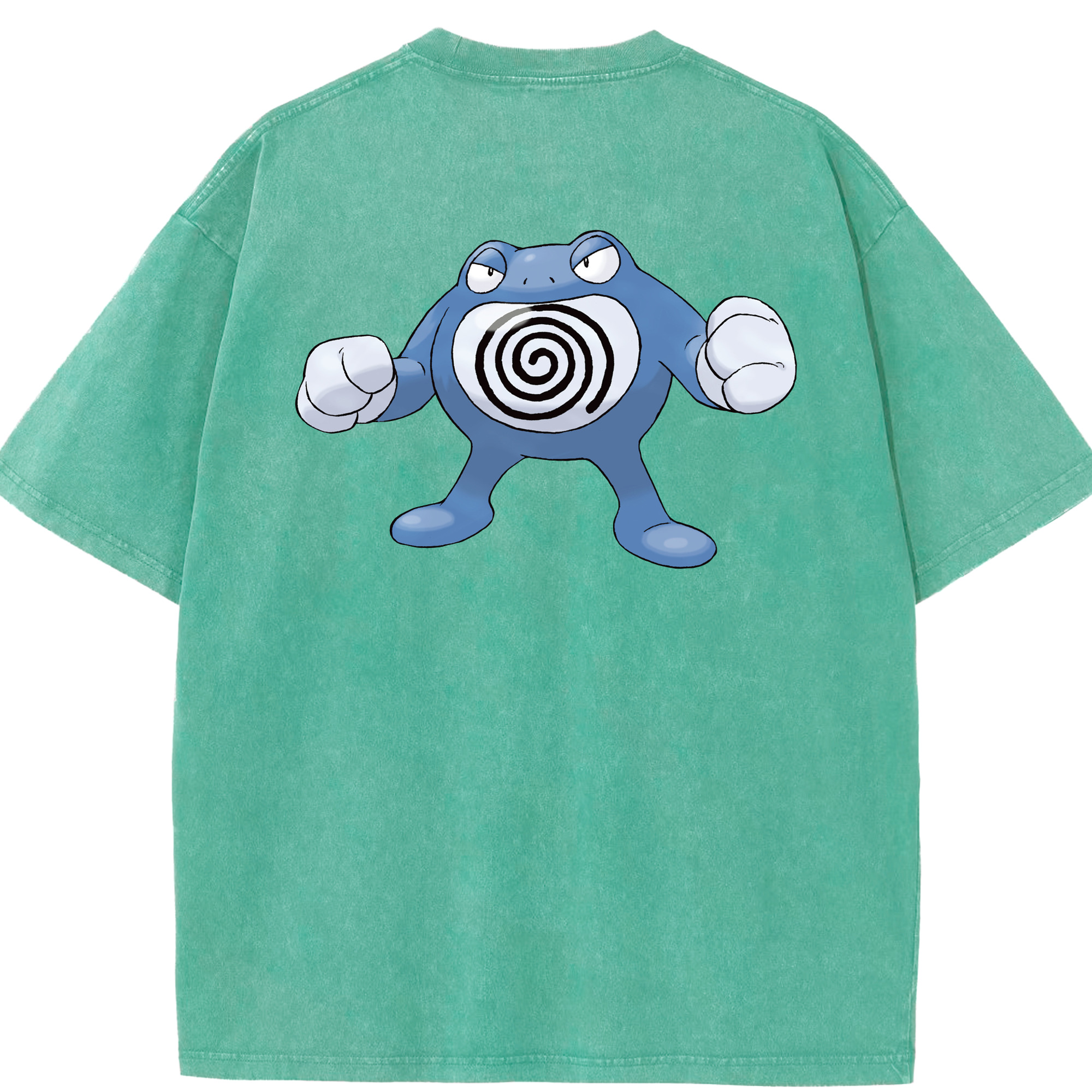 （画像用） ポケットモンスター Pokémon 綿100% ヴィンテージ風 半袖Tシャツ（背面プリント）